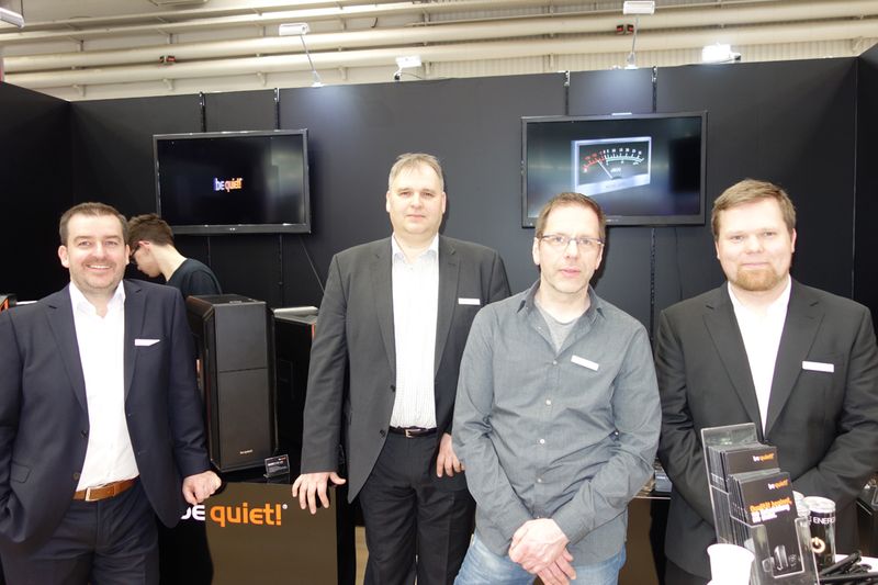 Diese Jungs sind alles außer quiet, (v. l.) Marco Hoffmann, Hartmut Beier, Christian Berndt und Christian Joppien, Listan. (Bild: IT-BUSINESS)