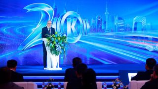 To advance modern rail transportation, Knorr-Bremse and CARS have signed a memorandum of understanding regarding the China Freight Cooperation Program. Pictured here is Rail Executive Board Member Nicolas Lange at the signing ceremony in Beijing. (Image: Knorr-Bremse)