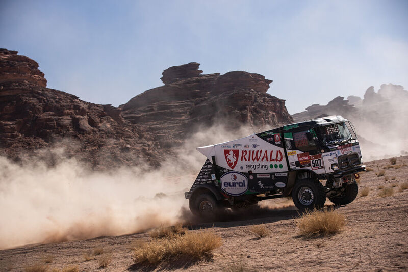 Mit E-Power durch die Dünen: der Truck Renault C460 Hybrid des Riwald-Teams bei der Rally Dakar (Marcelo Machado de Melo)