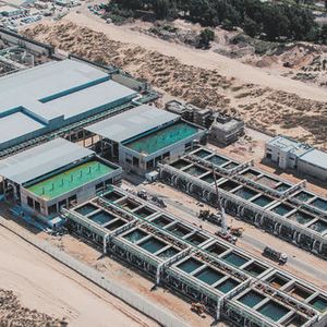 The seawater desalination plant in Sorek, south of Tel Aviv, is the biggest of its kind in the world.