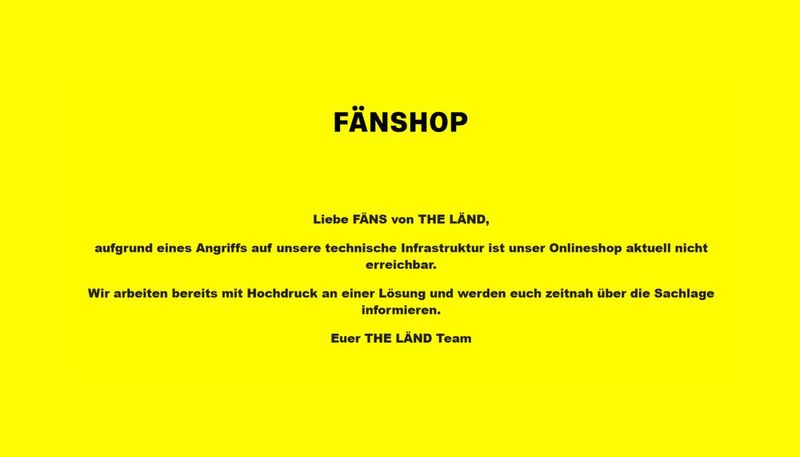 Mitteilung auf der Webseite des Shops(Bild:  Vogel IT-Medien GmbH)