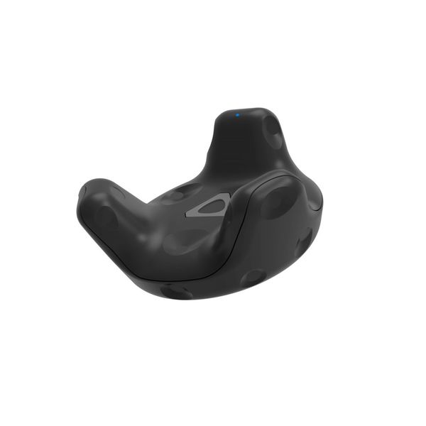 Der Tracker von HTC wird an Gegenständen oder Körperteilen befestigt, um sie für die externe Positionserkennung und damit in der Vive-Brille sichtbar zu machen.  (Bild: HTC)