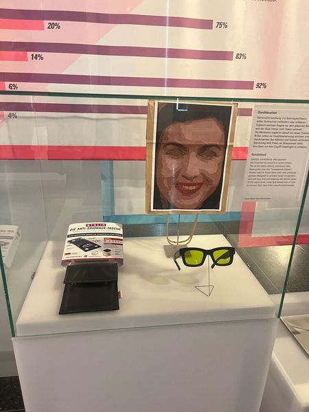 Zwar sollen Kameraüberwachungen und Spionagesoftware nur Verbrechen verhindern oder aufklären, jedoch sorgen sich viele vor dem „gläsernen Bürger“. Produkte wie Brillen, die vor Gesichtserkennung schützen, und Taschen, die das Abhören und Tracken verhindern, sind die Antwort der Skeptiker. (© cm)