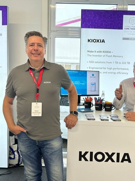 Stefan Zimmermann von KIOXIA (Bild: Vogel IT-Medien GmbH)