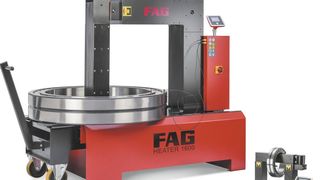Die neue Generation der FAG Heater wärmt Werkstücke von bis zu 1,6 t mit Wirkungsgradwerten von bis zu 0,9 an. (Schaeffler)