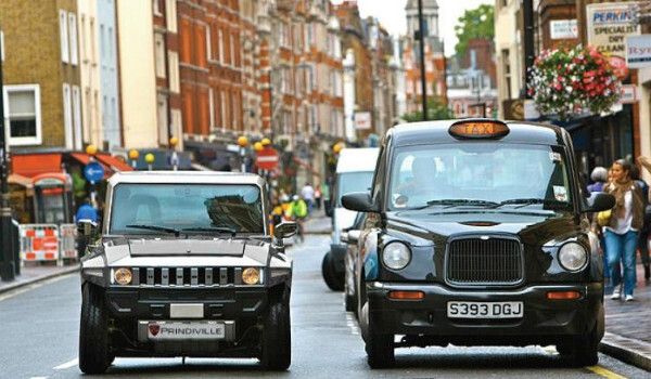 Der Elektro-Hummer von Prindiville: Zwar nicht so groß wie das Original, aber wesentlich umweltfreundlicher (Bild: Prindiville)