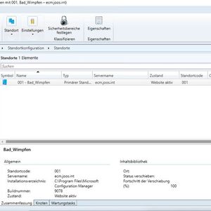 In der Verwaltungskonsole von Endpoint Configuration Manager können lokale Geräte verwaltet werden. Hier findet auch die Anbindung an Endpoint Manager statt.(Bild:  Microsoft / Joos)
