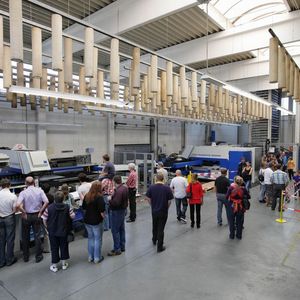 Beim Tag der offenen Tür konnten die Besucher sich ein Bild von der Produktion bei LTI machen. Bild: LTI-Metalltechnik
