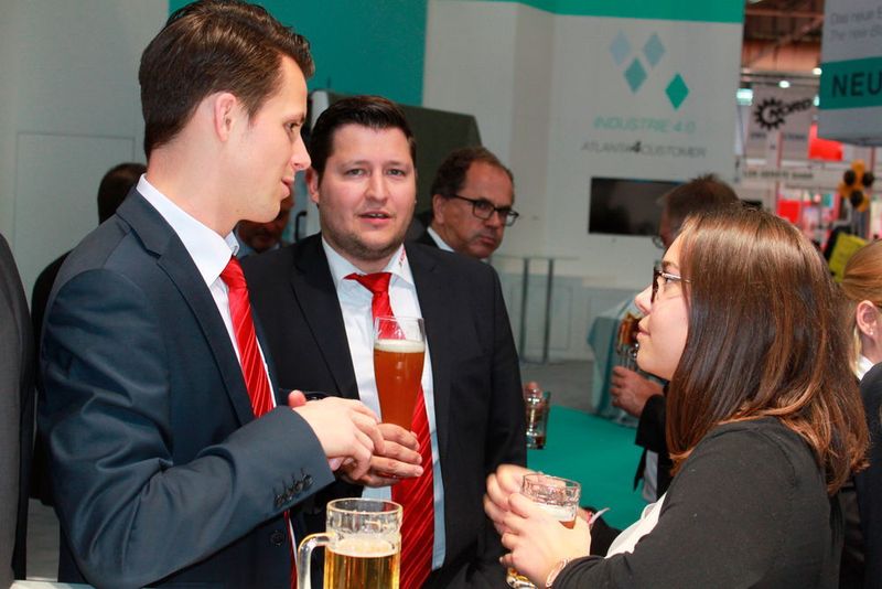 Impressionen von der Standparty der Vogel Business Media. (Konstruktionspraxis)