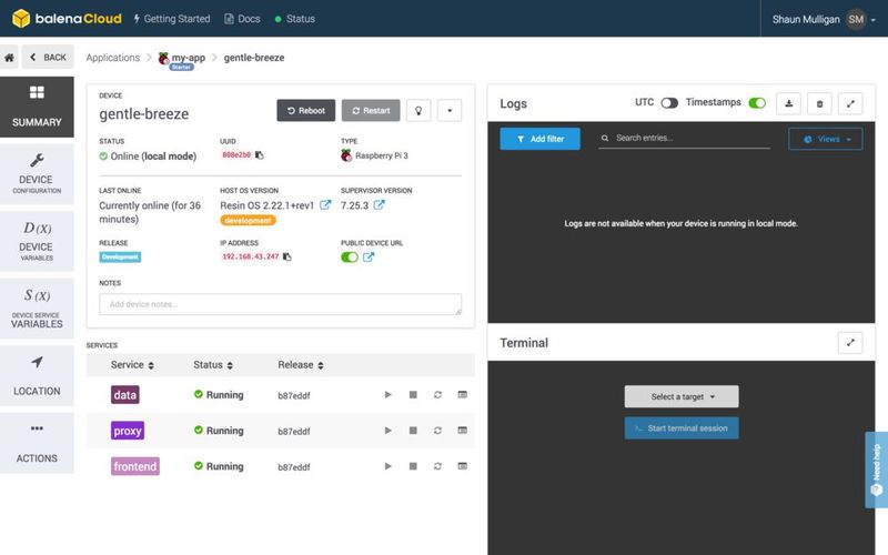 balenaOS ist der offizielle Nachfolger von resinOS. Das Open-Source-Betriebssystem ist für eine Vielzahl unterschiedlicher Plattformen erhältlich und bietet zudem eine direkte Integration der Cloud-Services von balena.io. (Bild: balena.io)