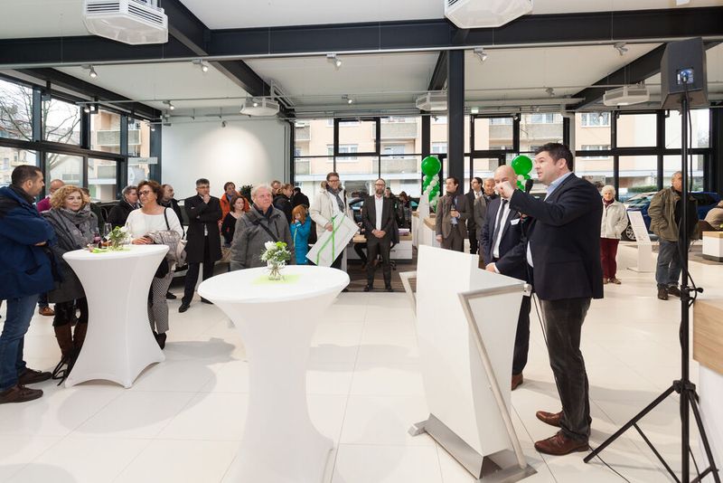 Die Eröffnung hatte der Händler auf den 20. Januar, den Tag des „Skoda-Buffets“ gelegt. (Bild: Hardenberg-Gruppe)