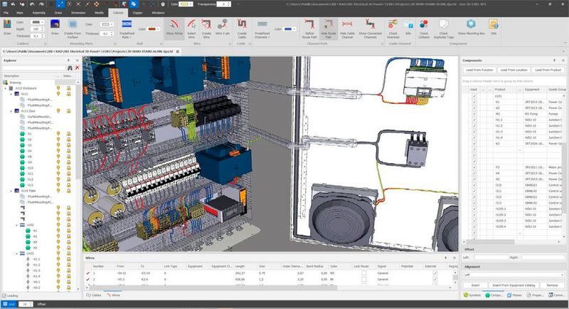 Die Universal-Enclosures-Gehäuse von Schneider Electric sind über ein Plug-in aufrufbar, wodurch auch die Schaltschranktechnik für die Industrie-Automatisierung in die E-CAD-Software eingebunden ist.  (Bild: Schneider Electric)