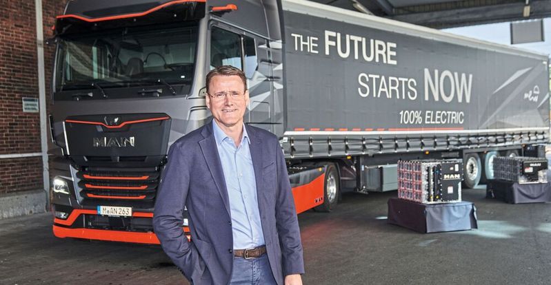 Alexander Vlaskamp ist Vorstandsvorsitzender von MAN Truck & Bus.(Bild:  MAN Truck & Bus)