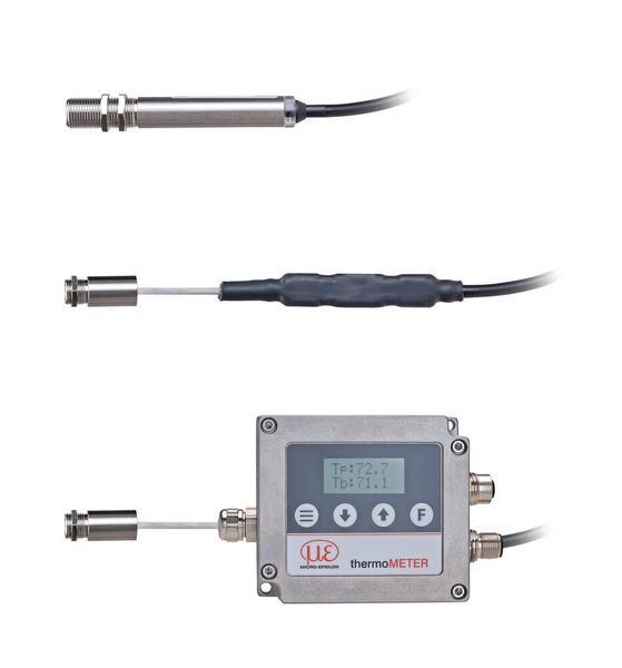 Micro-Epsilon bedient den Markt an Temperatursensoren mit den drei neu entwickelten Baureihen Thermometer UC, SE und FI.  (Bild: Micro-Epsilon)