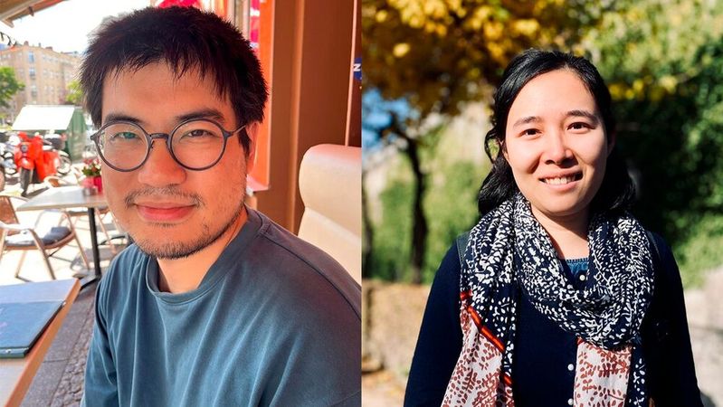 Erforschen Chinas Datengeschichte: Projektleiter Dr. Chun Xu (l.) und Co-Projektleiterin Sijia Cheng.(Bild:  Privat)