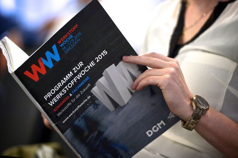 Eindrücke von der Werkstoffwoche Dresden 2015. (Bild: Werkstoffwoche Dresden)