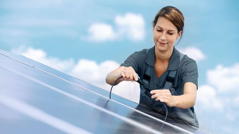 Phoenix Contact baut den eigenen Anteil regenerativer Energien aus, mit dem Ziel, sich langfristig zu großen Teilen selbst zu versorgen.(Bild:  Phoenix Contact)