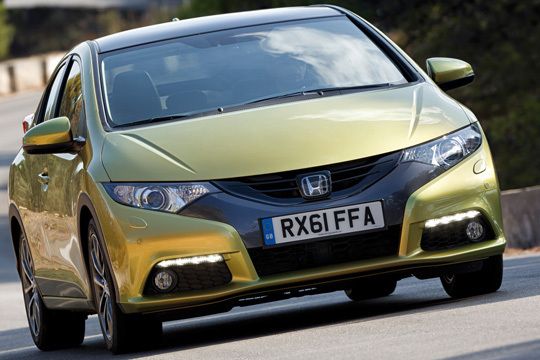 Der neue Honda Civic hat vom Vorgänger die konsequente Keilform geerbt. (Honda)