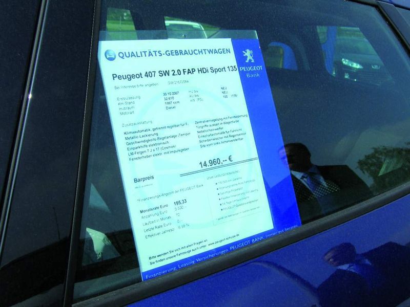 Die fahrzeugsspezifischen Informationen sollten immer an der gleichen Stelle zu finden sein. (Archiv: Vogel Business Media)