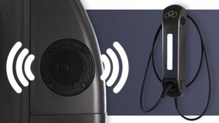 Die Wallbox von Dezony kann laden und spielt Musik. (Bild: WHD)