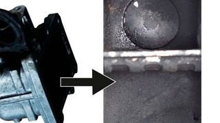 Ruß im AGR-Ventil eines Seat Ibiza 1.6 TDI. Ist das Update schuld? (obs/Bildrechte: Auto Bild)