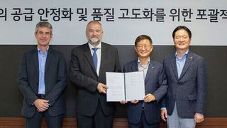 LG Chem signs 'Strategic Partnership (MOU) for stabilizing the supply of recycled MMA (methyl methacrylate) and upgrading its quality' with Veolia R&E, the largest producer of recycled MMA in Korea. (LG Chem)