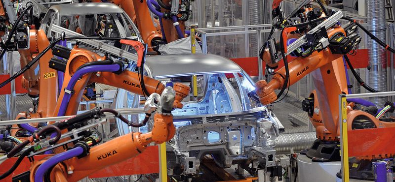 Im Rahmen des Forschungs-vorhabens wurden am Beispiel einer Karosserie-fertigung grundlegende Analysen vorgenommen und Lösungsansätze entwickelt. (Bild: Volkswagen)