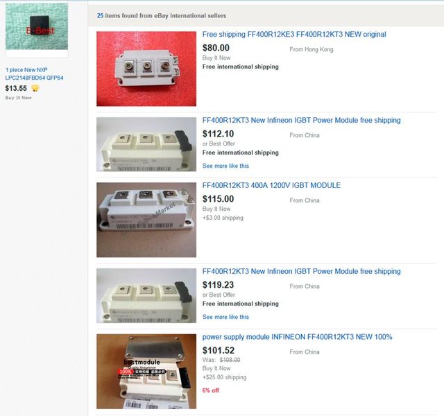 Gesucht, gefunden: Auf verbreiteten e-Commerce-Plattformen wie ebay oder Alibaba findet man schnell Halbleiter, deren Herkunft nicht nachvollziehbar ist.  (Bild: Privat)