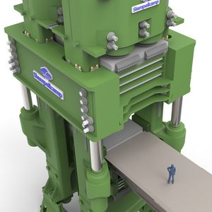 Die neue 50.000-t-Presse wird das Herzstück eines neuen Schmiedewerkes von Nanshan Aluminium.