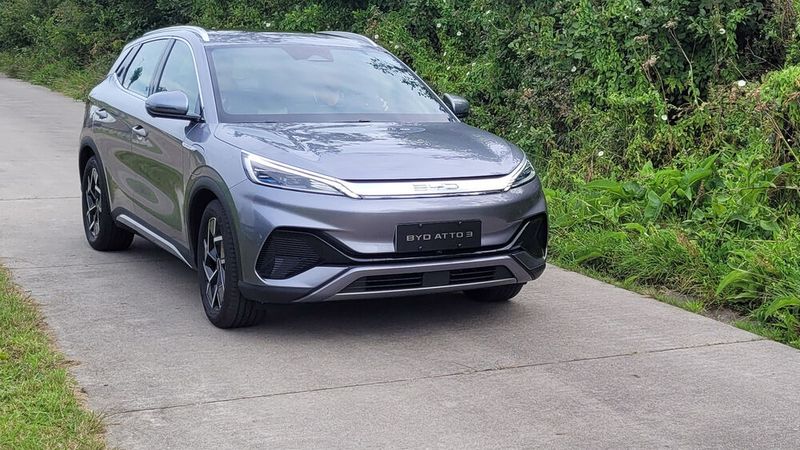 Der BYD Atto 3 startet im beliebten C-SUV-Segment. (Bild: Wehner/Vogel Communication Group)
