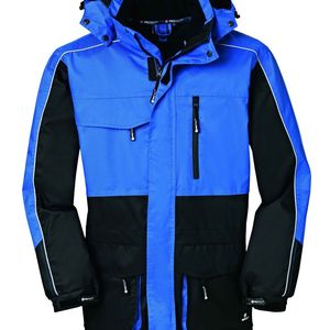 Die  Wetterschutzjacke Denver aus der 4-Protect-Kollektion ist zu 100 % wasser- und winddicht, hoch atmungsaktiv und verfügt über zahlreiche Taschen für Handy, Werkzeug und Equipment.