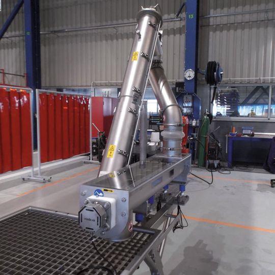 Massenströme in Schneckenförderern regeln(Bild:  Van Beek)