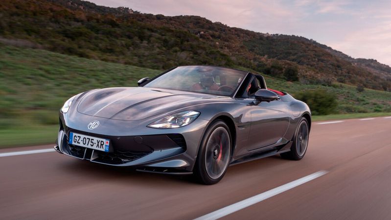 Mit dem Cyberster bringt MG in Deutschland einen hochemotionalen Elektro-Roadster auf den Markt.(Bild:  MG)