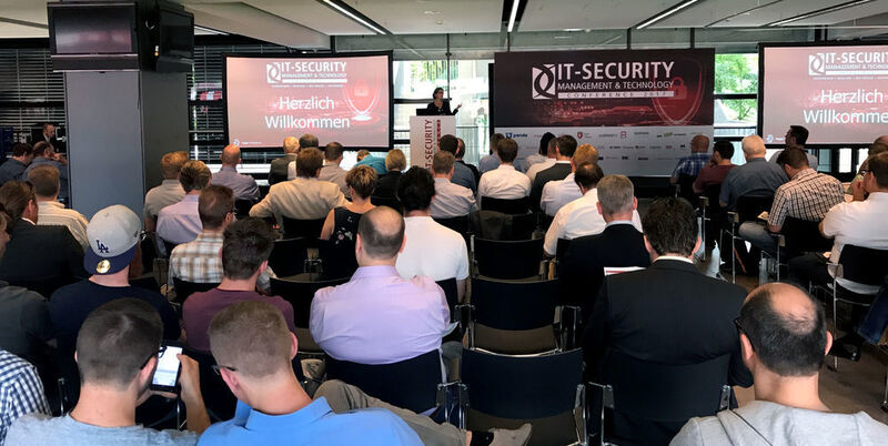 Daniela Schilling eröffnete am Donnerstag den 22. Juni 2017 die Auftaktveranstaltung zur 16. IT-SECURITY Management & Technology Conference im RheinEnergieStadion in Köln. (VIT)