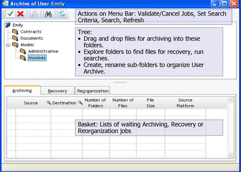 Atempos Enterprise-Archivierungslösung lässt sich vom Desktop steuern. (Archiv: Vogel Business Media)