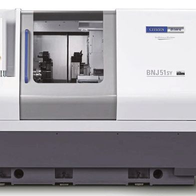 Die nächste Generation der Doppelrevolver: «Citizen Miyano BNJ-51 SY7» mit LFV-Technologie – verwickeln von Spänen ist Vergangenheit. (Bild: Tolus)