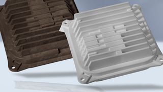 Kühlkörper aus wärmeleitfähigem Kunststoff. (Barlog)