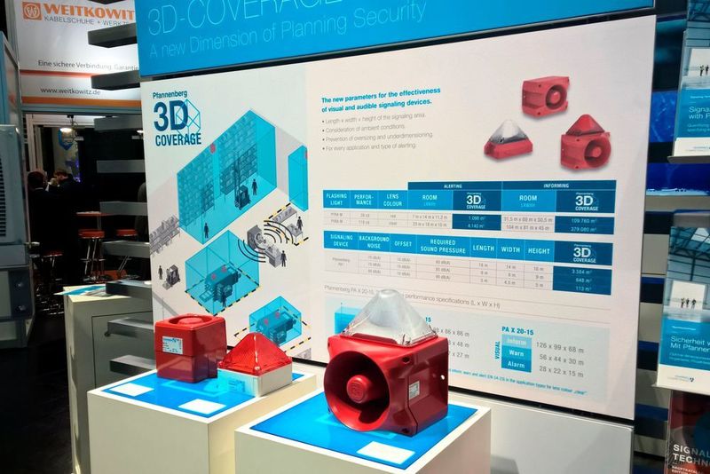 Pfannenberg bietet mit 3D-Coverage eine Software, die einen tatsächlichen Signalisierungsbereich erstmals messbar macht und diesen in 3D darstellen kann. (S.Häuslein/konstruktionspraxis)
