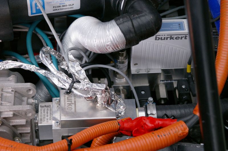 Ultraleicht und effizient: Die von Bürkert entwickelte Luftmengenmessung für die Brennstoffzelle. (Bild: Bürkert)