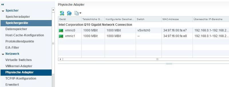 Die Einstellungen für virtuelle Netzwerke bieten häufig auch Teaming-Funktionen an, wenn mehrere Netzwerkadapter verbaut sind. (Joos)