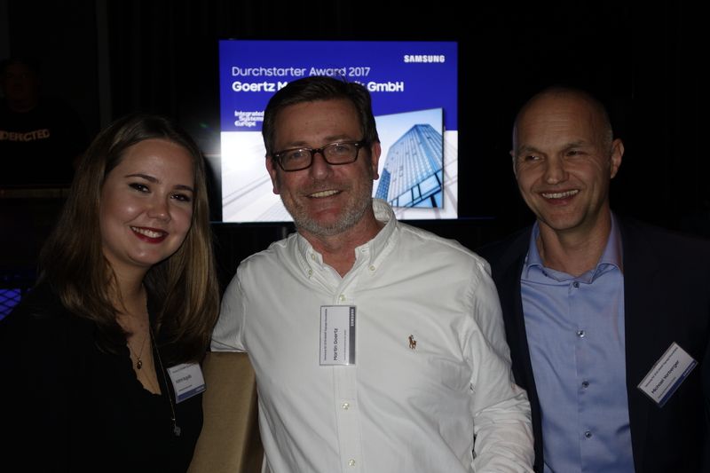 Martin Goertz, Goertz Medientechnik, gewinnt in der Kategorie 