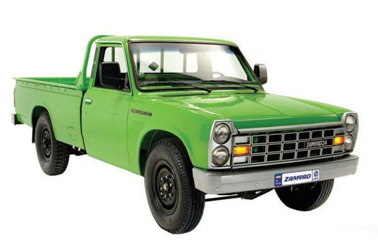Der beliebteste Pick-up im Iran ist ein Zamyad Z24. 19.385 Käufer fanden sich bisher für den Z24, der eigentlich ein Nissan Junior 141 (1970 – 1982) ist. (Saipa)