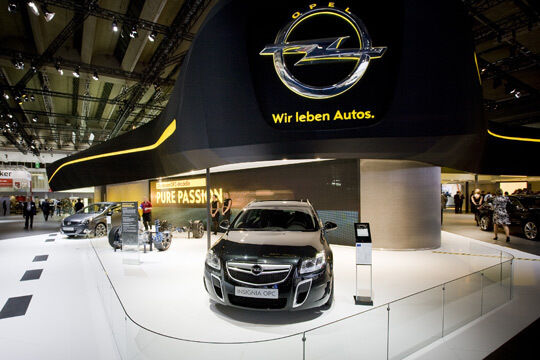 ...nichtsdestotrotz beeindruckte das neue Markendomizil. (Opel)