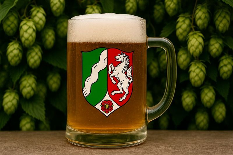 3. Platz: Nordrhein-Westfalen - 138 Braustätten (Bild: GPT Image Editor / KI-generiert)