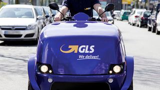 Für eine nachhaltige City-Logistik testet GLS den „eScooter Tripl“ in Dortmunds Innenstadt. (GLS)