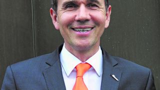 Neben Drehgebern steht das Familienunternehmen inzwischen auch für Schleifring-Technologien, erklärt Mitinhaber Gebhard F. Kübler. (Karin Pfeiffer)