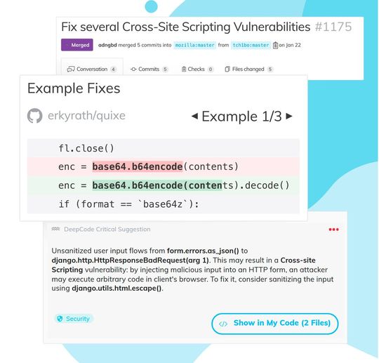 Ein Screenshot von Deep Code in Aktion.(Bild:  ETH Zürich)