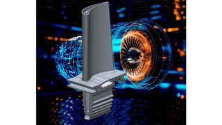 Digital Twin einer Turbinenlade.  (Bild: CoreTechnologie GmbH )
