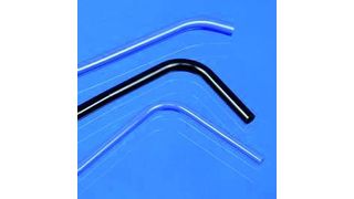 2D-Schläuche aus PUR und PA passen sich jeder Rundung an.  (Bild: Novoplast Schlauchtechnik)