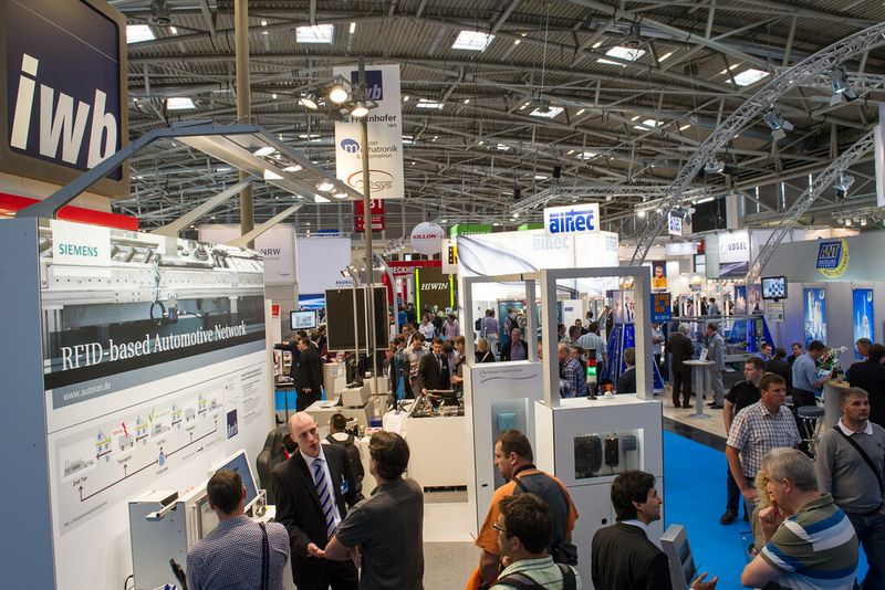 Rückblick: Impressionen von der Automatica 2012. (Bild: Messe München)